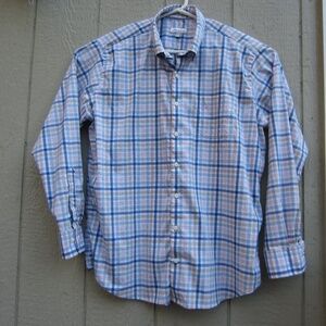 Peter Millar Button Down Shirts Men's XL Casual Long Sleeve Checks Career office